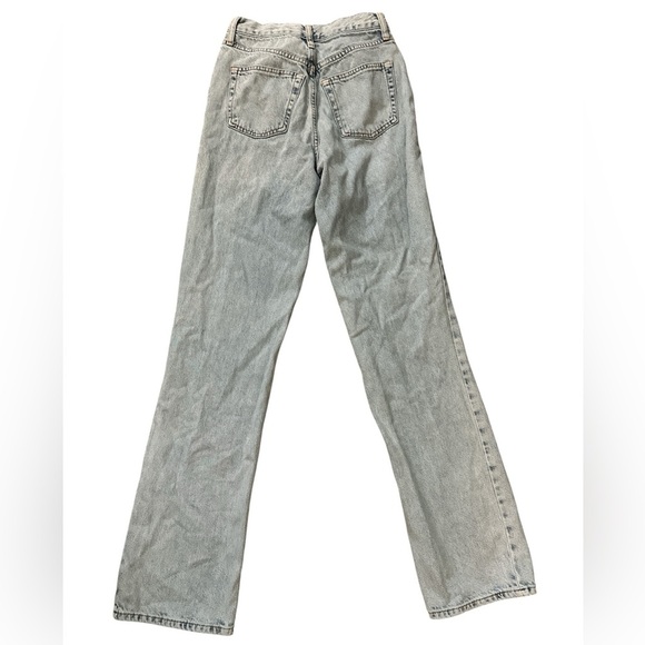 Topshop Light Wash Straight High Waisted jeans size 26 - Picture 7 of 7